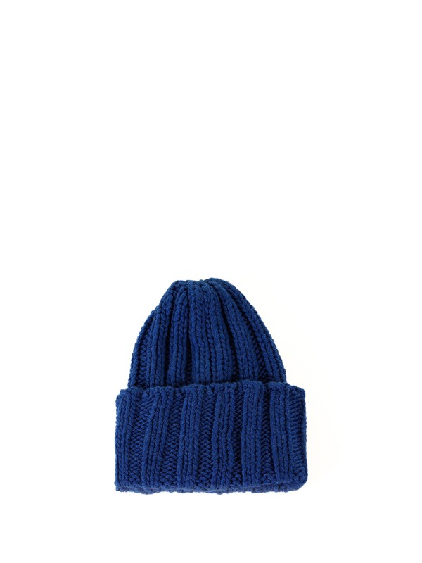 Blue cashmere beanie
