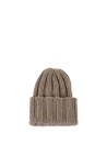 Dove gray cashmere hat