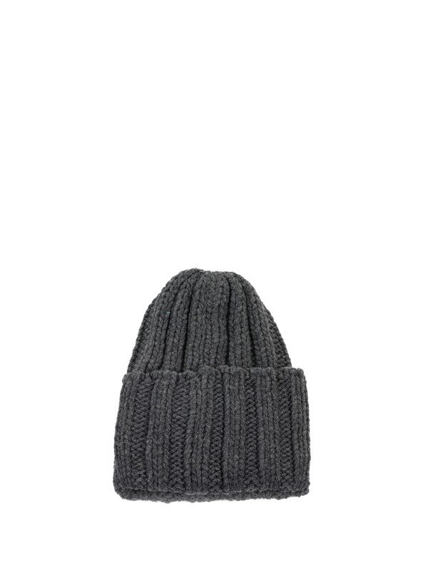 Anthracite cashmere beanie