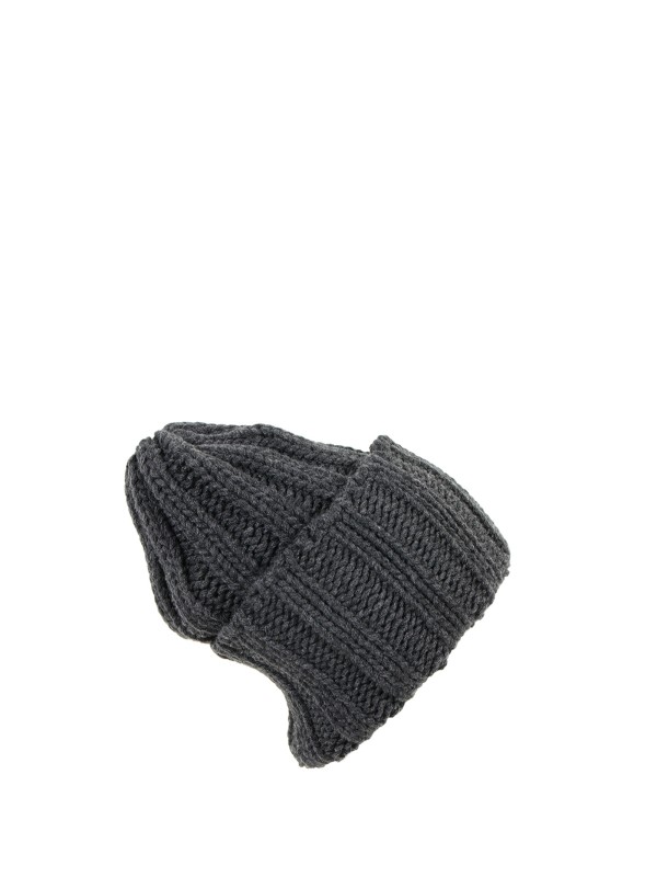 Anthracite cashmere beanie