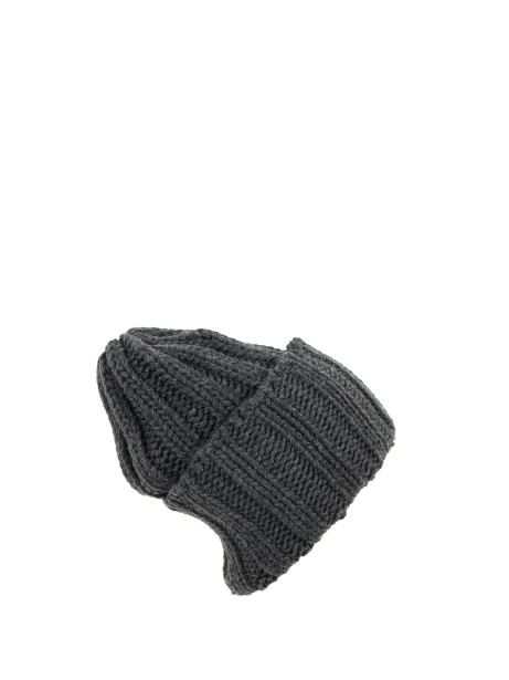 Anthracite cashmere beanie