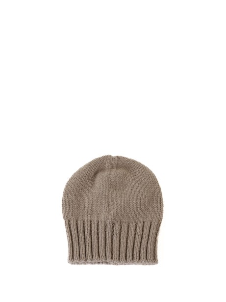 Knitted hat with ribbed ruffle 2