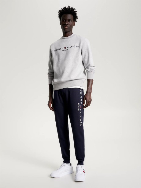 Pantalone della tuta blu con logo