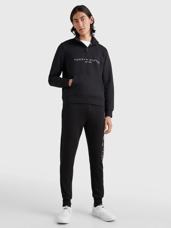 Pantalone della tuta blu con logo