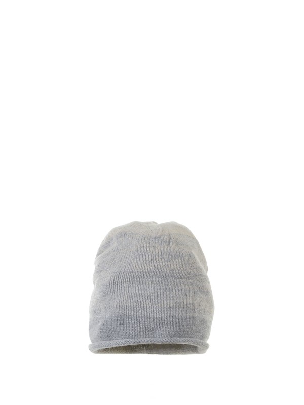 Two-color beanie hat with shaded lurex effect