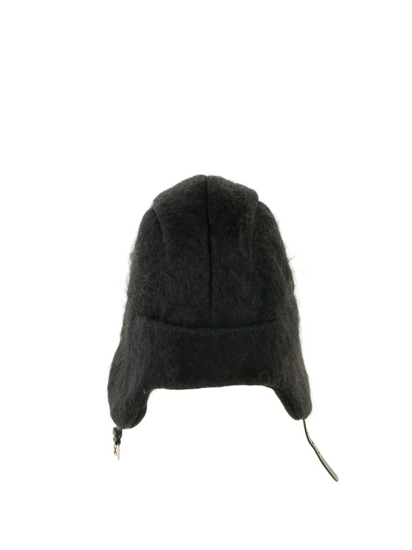 Mohair aviator hat