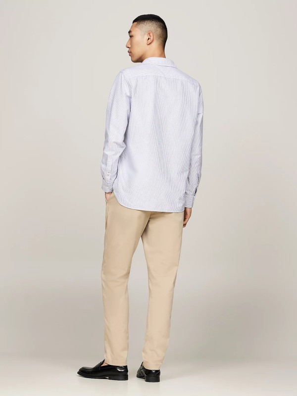 Heritage regular fit striped Oxford shirt