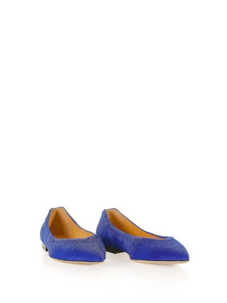 Blue flat ballerina 2