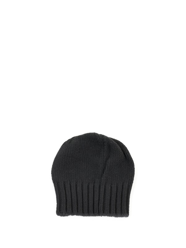 Berretto in cashmere nero