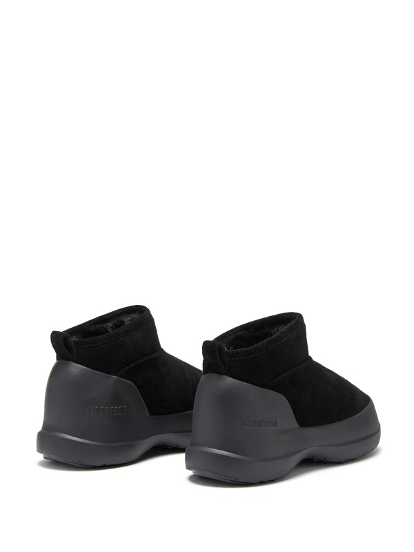 Polacco basso nero in suede