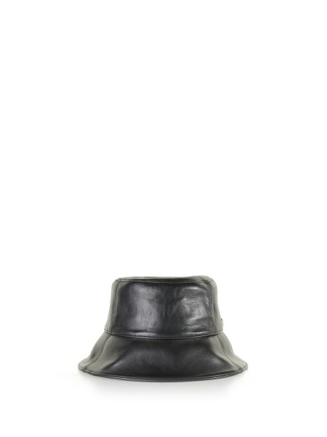 Whitney leather bucket hat