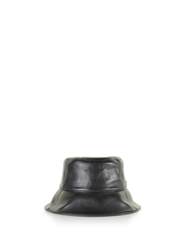 Whitney leather bucket hat Whitney leather bucket hat