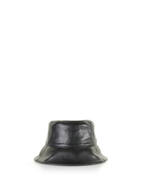 Whitney leather bucket hat Whitney leather bucket hat