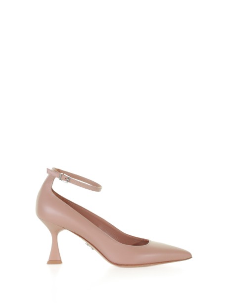 Jenna leather pumps with strap