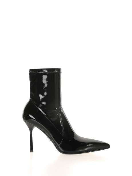 Meet Lux ankle boot in black patent leather