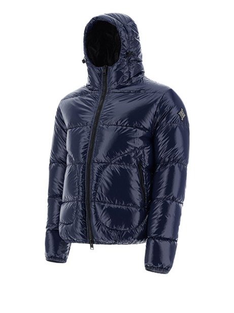 Gloss bomber jacket with hood 2