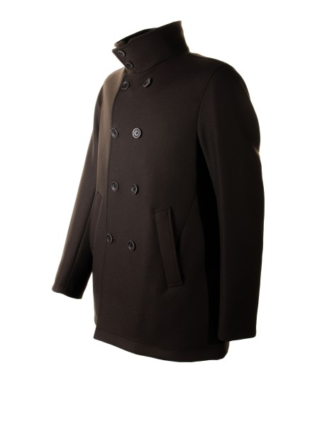 Double-breasted wool coat 2