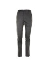 Gray regular fit trousers