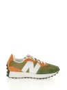 Sneaker 327 vintage verde arancio