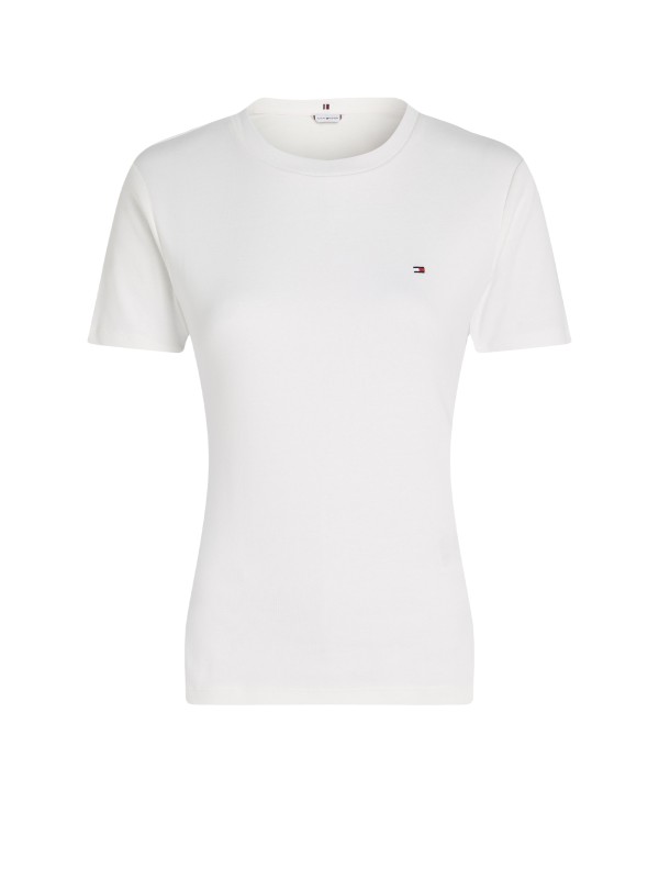 White regular fit women's t-shirt