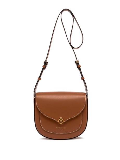 Isa Leather Shoulder Bag