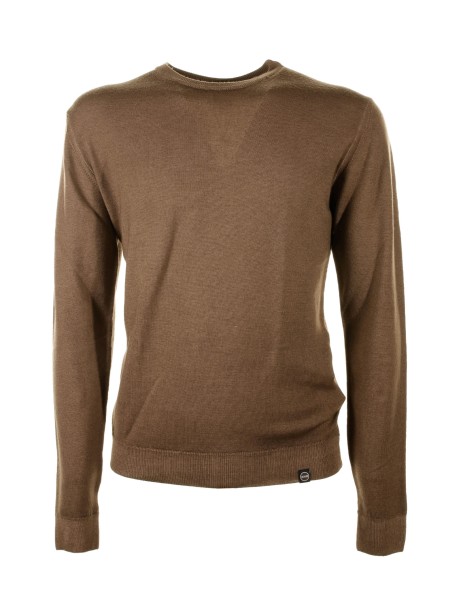 Brown crew neck sweater