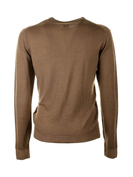 Maglia girocollo marrone 2