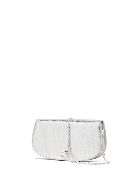 Deva Clutch in laminated leather