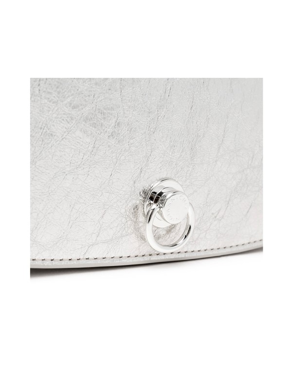 Pochette Deva in pelle laminata