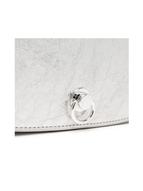 Pochette Deva in pelle laminata