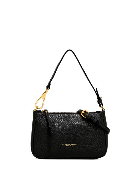 Brooke clutch bag in maxi grain leather
