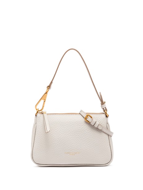 Brooke clutch bag in maxi grain leather