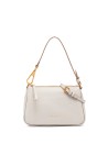 Brooke clutch bag in maxi grain leather