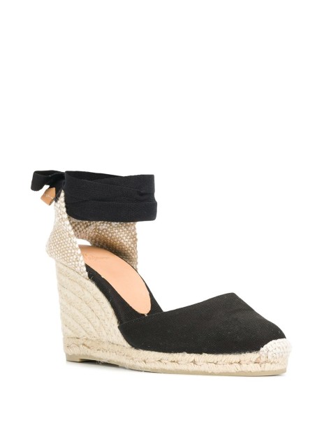 Espadrille Carina in organic cotton with ribbon closure 2