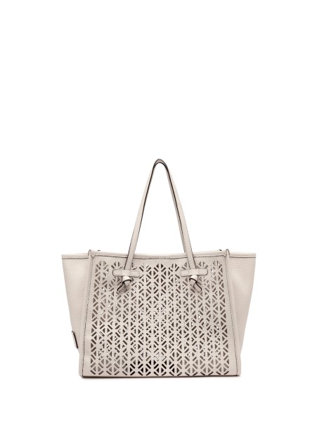 Shopping bag Marcella in pelle bubble double