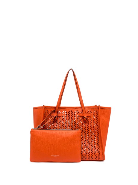 Marcella shopping bag in double bubble leather