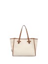 Shopping bag Marcella in canvas bicolore