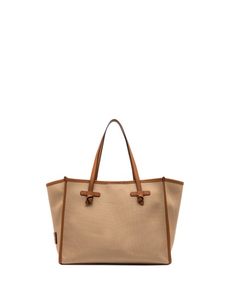 Shopping bag Marcella in canvas bicolore