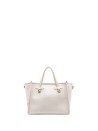 Shopping bag Marcella 32 in pelle bubble double sabbia