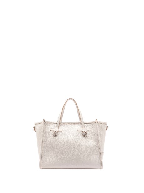 Marcella 32 shopping bag in sand double bubble leather