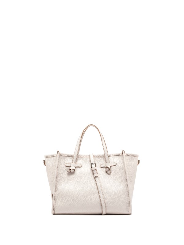 Marcella 32 shopping bag in sand double bubble leather