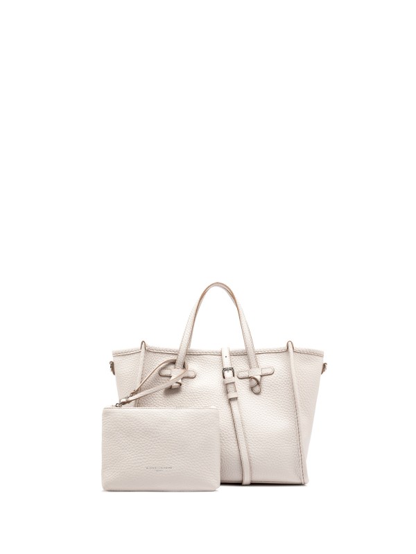 Marcella 32 shopping bag in sand double bubble leather