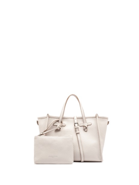 Marcella 32 shopping bag in sand double bubble leather