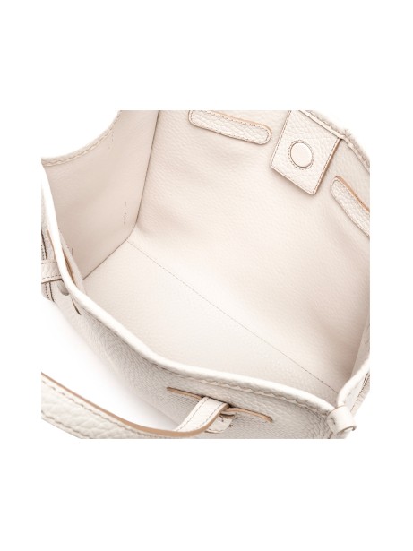 Marcella 32 shopping bag in sand double bubble leather