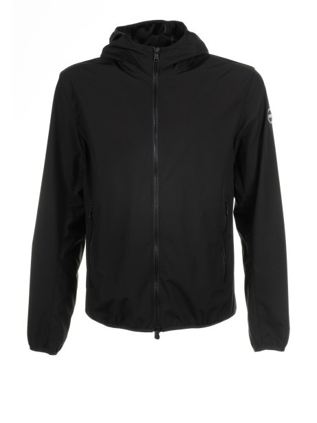 Men's Jacket with Hood in Waterproof Stretch Softshell