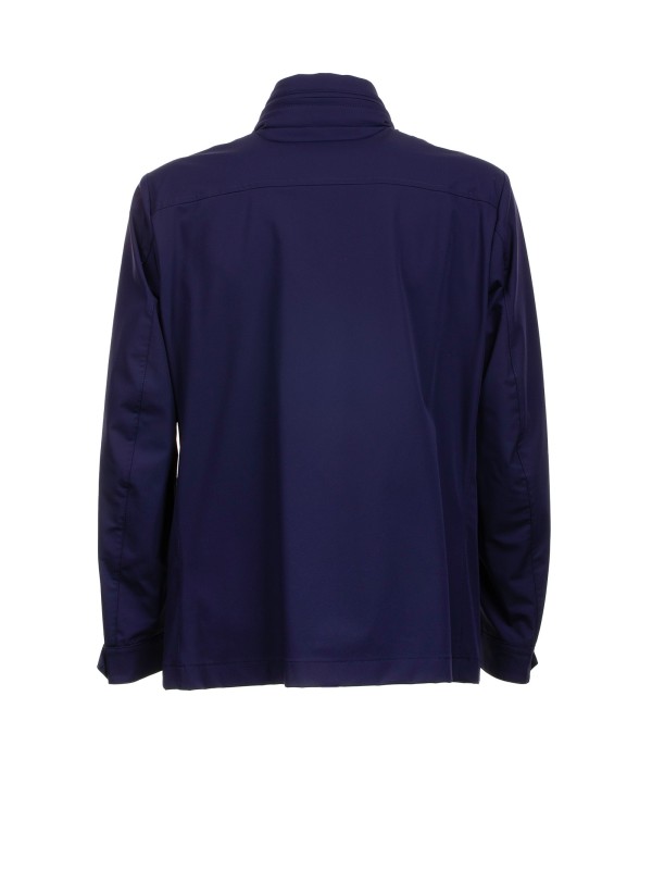 Giacca Field sfoderata in nylon stretch con trattamento idrorepellente