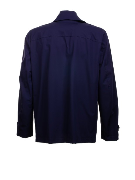 Stretch nylon jacket with water-repellent treatment