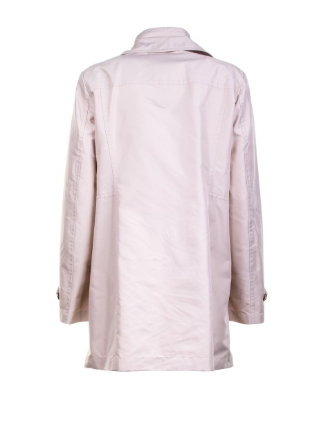 Trench in technical poplin with water-repellent treatment