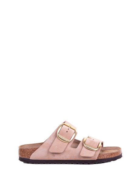 Arizona Big Buckle Nubuck Leather Slipper