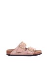 Arizona Big Buckle Nubuck Leather Slipper